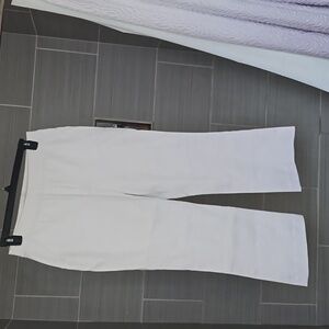 Womens Large Spanx Perfect Kick Flare Pants white new